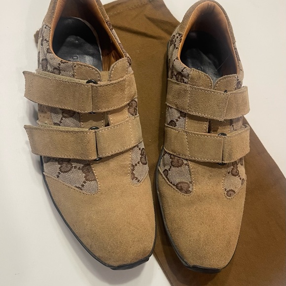 Gucci leather velcro sneakers 38c - Picture 7 of 7